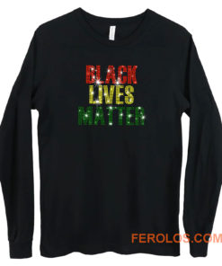 Black Lives Matter Rhinestone Long Sleeve