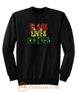 Black Lives Matter Rhinestone Sweatshirt