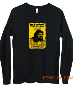 Cactus Jack Mick Foley Yellow Poster Wanted Dead Long Sleeve