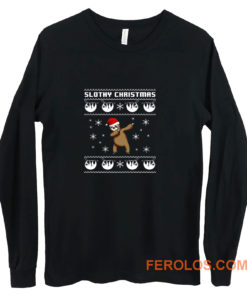 Christmas Sloth Animals Xmas Festive Long Sleeve