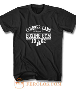 Clubber Lang Boxing Gym Retro Rocky 80s Workout Gym T Shirt