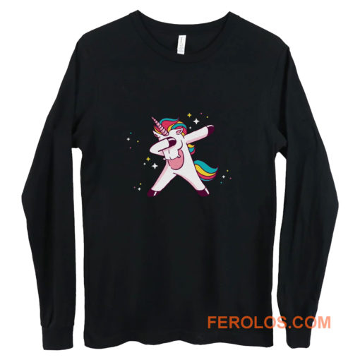 Dabbing Unicorn Long Sleeve