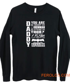 Daddy Superhero Long Sleeve