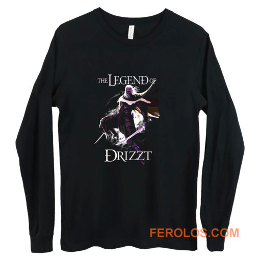 Drizzt DoUrden The Crystal Shard Forgotten Realms Salvatore Long Sleeve