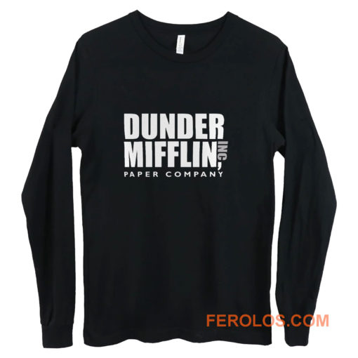 Dunder Mifflin Paper Company Inc from The Office Long Sleeve