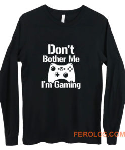 Gaming Hoody Boys Girls Kids Childs Dont Bother Me Im Gaming Long Sleeve