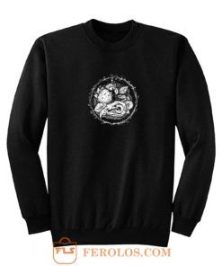 Inner Cycle Hawk Skull Sweatshirt