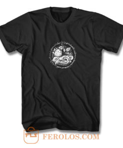 Inner Cycle Hawk Skull T Shirt