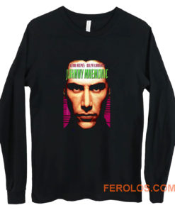 Johnny Mnemonic movie poster Long Sleeve