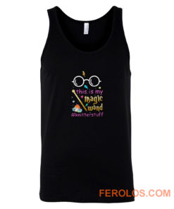 Knitter This Is My Magic Wand Knitterstuff Funny Tank Top