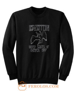 Led Zeppelin 1977 Us Tour Icarus Sweatshirt