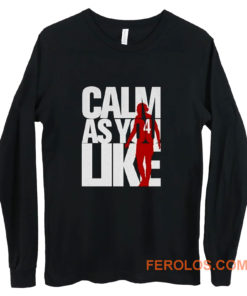 Liverpool FC Custom Calm As You Like White Red Long Sleeve