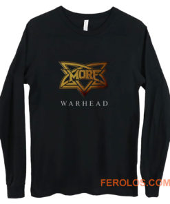 MORE WARHEAD BLACK DIAMOND HEAD SAXON 1981 NWBHM Long Sleeve