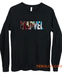 Marvel Logo Ironman Long Sleeve