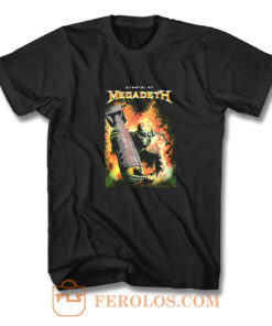 Megadeth Heavy Metal Rock Band T Shirt