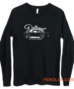 Mens Detroit Speed Shop Race Riot Long Sleeve