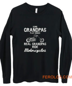 Motorcycles For Grandpa t Grandfather Long Sleeve