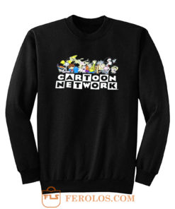 New Cartoon Network 90s Character Squad Mens Vintage Retro Sweatshirt