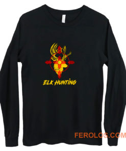 New Mexico State Flag Elk Hunting Long Sleeve