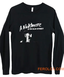 Nightmare On Elm St Freddy Krueger Photo lizenziert Long Sleeve