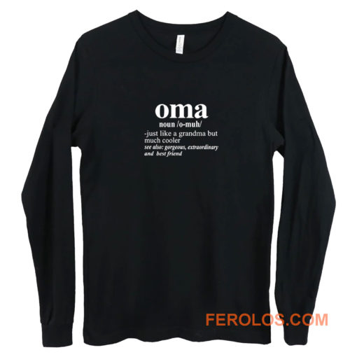 Oma Noun Long Sleeve