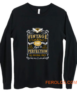 Personalised Made in 1981 Vintage Long Sleeve