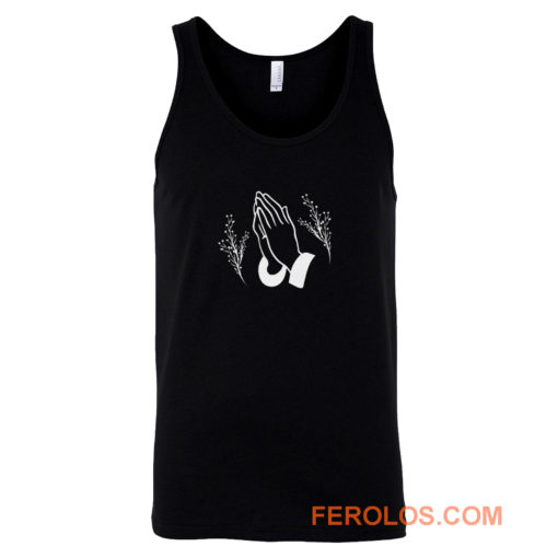 Praying Hands Religous Christians Christianity Tank Top