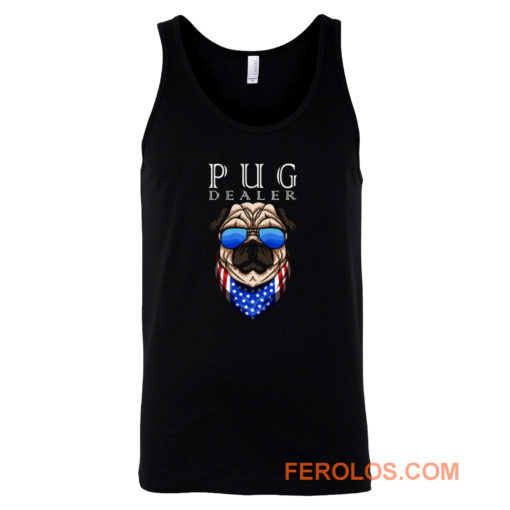 Pug Dealer Funny Cute Pug Lovers Men Women Tank Top