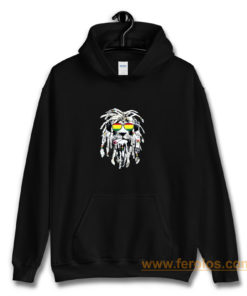 Rasta Lion Reggae Smoke Blunt Marijuana Weed Hoodie