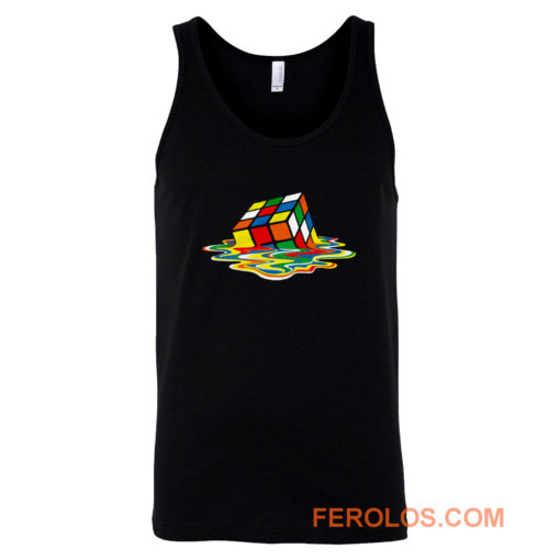 Rubicks Cube Melting Sheldon Coopers Tank Top