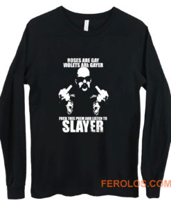 Slayer Slayer thrash metal heavy metal metallica Anthrax Megadeth Long Sleeve