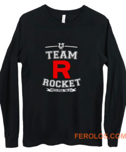 Team Rocket Gotta Steal Em All LADY FIT Pikachu Sun Moon Long Sleeve