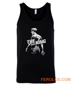 The King and AI White Text Tank Top