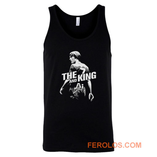 The King and AI White Text Tank Top