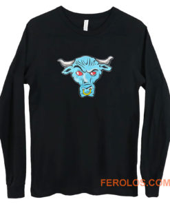 The Rock Blue Brahma Bull Logo Long Sleeve