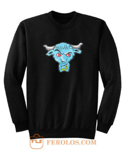 The Rock Blue Brahma Bull Logo Sweatshirt