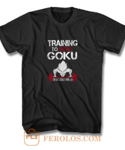 Training To Go Super Goku T Shirt