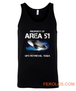 UFO Glow in the Dark Area 51 Spaceship Tank Top