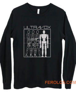 ULTRAVOX THREE INTO ONE BLACK NEW WAVE SYNTHPOP ART ROCK VISAGE Long Sleeve