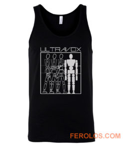 ULTRAVOX THREE INTO ONE BLACK NEW WAVE SYNTHPOP ART ROCK VISAGE Tank Top