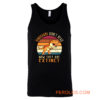 Vintage Dinosaurs Didnt Read Now They Are Extinct Tank Top