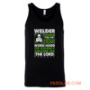 Welder I Stand For American Flag Tank Top