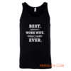 Womens Best Work Wife Ever Tank Top