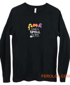 Womens I Put A Spell On You Hocus Pocus Long Sleeve