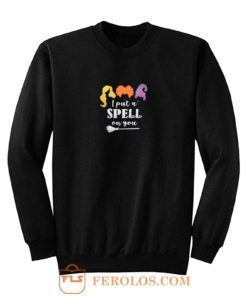 Womens I Put A Spell On You Hocus Pocus Sweatshirt