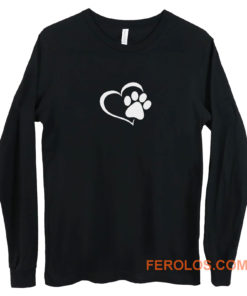 heart and Paw Dog Long Sleeve