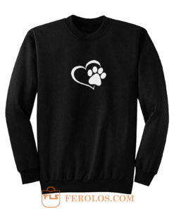 heart and Paw Dog Sweatshirt