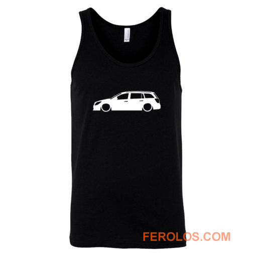 stra MK5 Estate Outline Silhouette car Tank Top