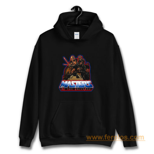 80s Classic Masters of the Universe He Man And Blade Hoodie