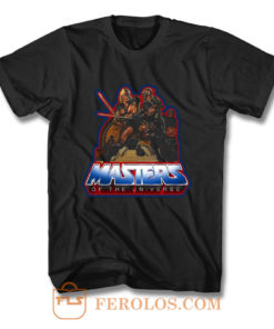 80s Classic Masters of the Universe He Man And Blade T Shirt